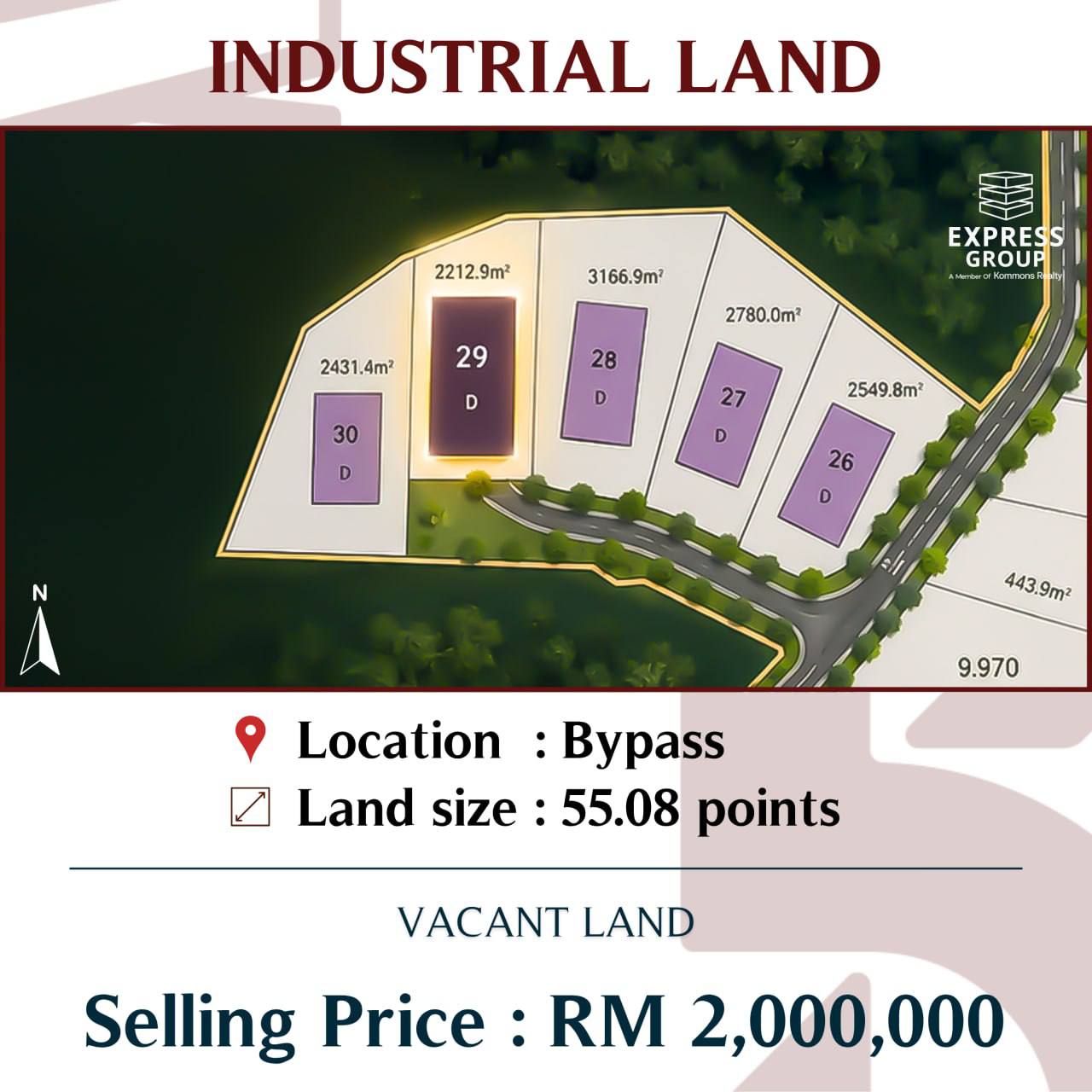 Detached Land at Jalan Miri Bypass - for sale in Eastwood, Miri