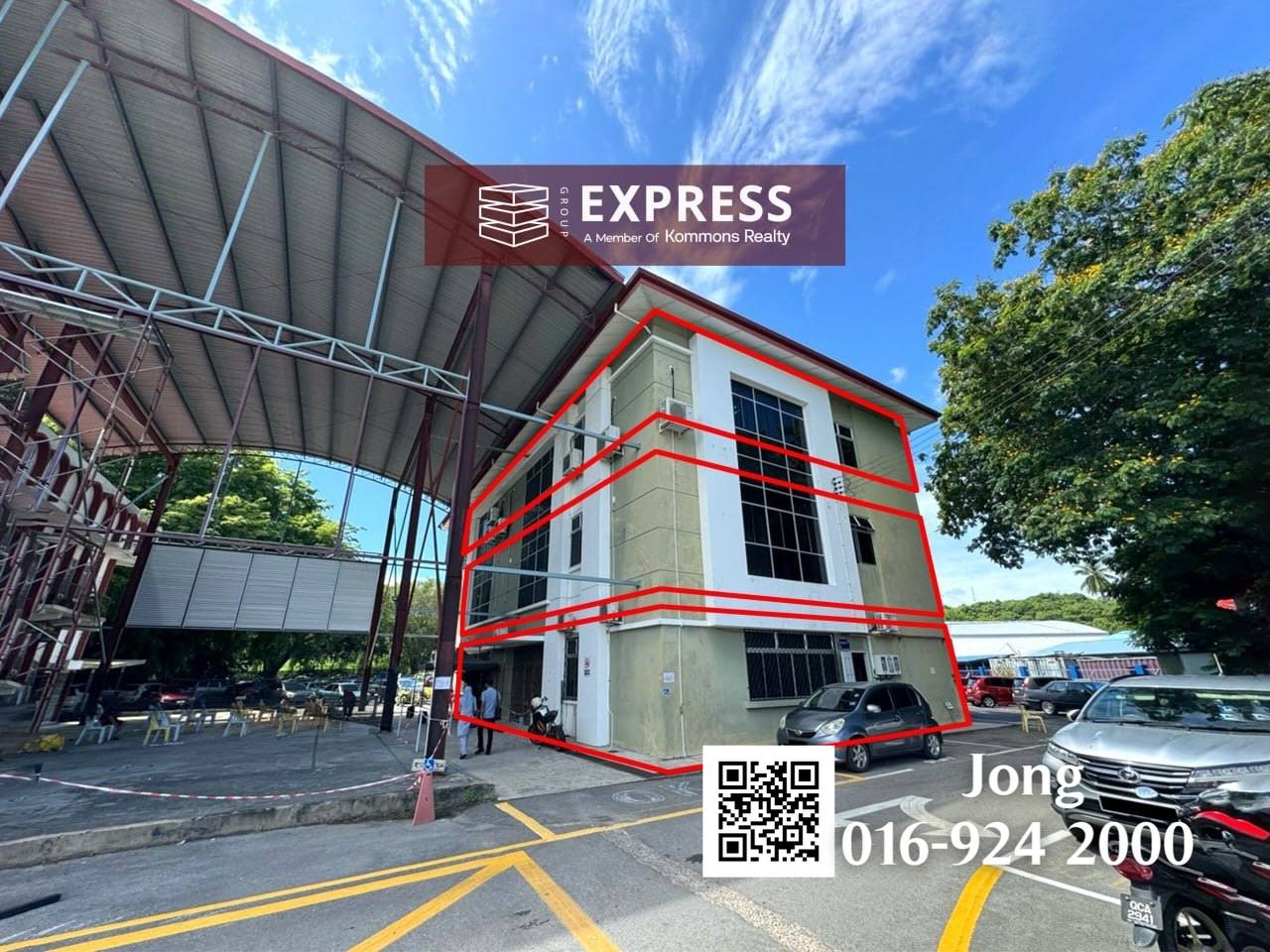 3 Storey Detached Warehouse at Jalan Merbau - for rent in Town Area, Miri
