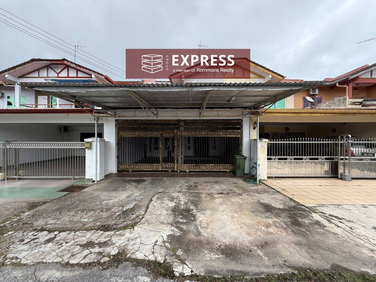 Double Storey Terrace Inter House at Paradise Park, Senadin - for sale in Senadin, Miri