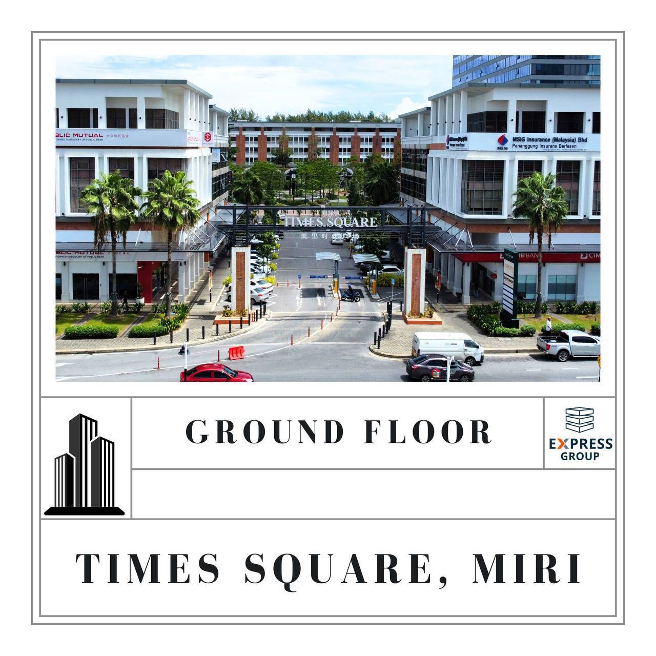 Ground Floor Unit at Miri Times Square - commercial property for sale in Marina, Miri (photo 1 of 1)